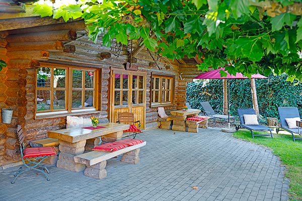 Blockhaus für gemütliches Beisammensein