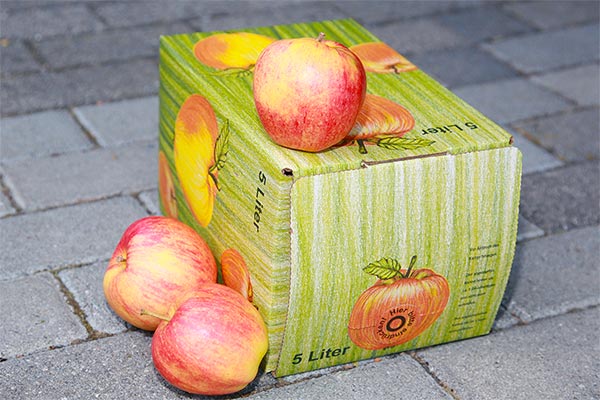 Apfelsaft von unseren Äpfeln