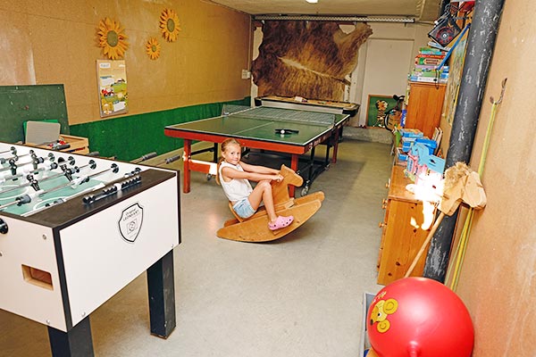 Im Spieleraum ist für jeden etwas dabei