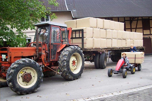 Der getrocknete Hopfen kann nun an die Brauereien geliefert werden