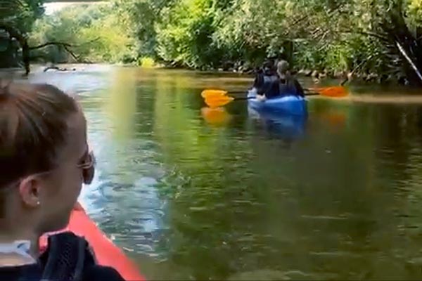 Kanufahren auf der Schussen